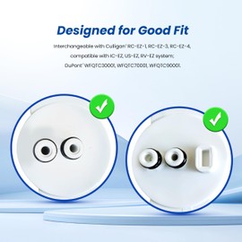 Waterspecialist RC 4 EZ-Change Premium Water Filter Replacement, Replacement for Culligan® RC-EZ-4, IC-EZ-4, US-EZ-4, DuPont® WFQTC30001, WFQTC70001, 2000 Gallons (Pack of 1)