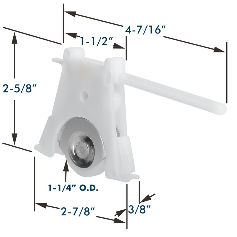 Sliding Screen Door Lower Roller Assembly Fit Andersen Part #1997310