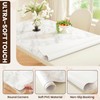 OstepDecor Marble-Look Table Protector 36 x 60 in, Waterproof PVC