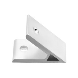 QWORK® 10 x Aluminium Angle Connectors 45 Degree Internal Angle Connector Suitable for Aluminium Profile 40 x 40 M8 for 3D Printers, DIY Projects, CNC Router