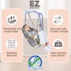EZ Assistive Patient Lift Divided Leg Sling with Head Support,