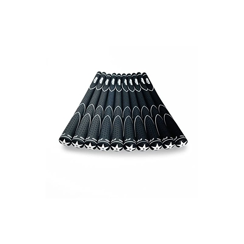 elitegrips X360 M58 Golf Grips, Set of 10, Black with