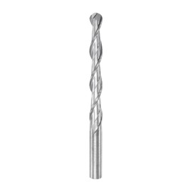 sourcing map Ball Nose End Mill 6mm Diameter 52mm Cutting Length 6mm Shank High Speed Steel 2 Flutes Spiral Upcut CNC Router Bits