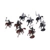 War Toy Kit Soldier Figures Toys Chariot Models Plastic Castle