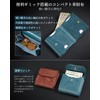 Kawaoto Men's Bi-fold Wallet, Pueblo Leather, Genuine Leather, Compact, Made