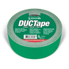 IPG JobSite DUCTape, Colored Duct Tape, 1.88" x 60 yd, Green (Single Roll)