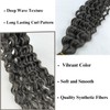 Grey Boho Hair for Braiding Dark Grey Crochet Pre stretched