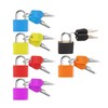 GOODCHI 6 Pcs Metal Portable Anti-Theft Security Lock Padlock Suitcase