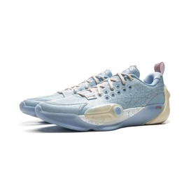 LI-NING Wade All City 13 Men Basketball Shoes Men's Lightweight High Rebound Basketball Professional Match Shoes Glacier Blue US 12