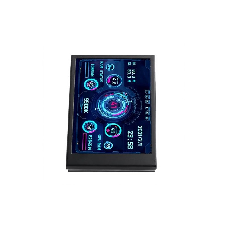 Topiky Computer Temperature Monitor, PC Sensor Panel Display, 3.5 Inch