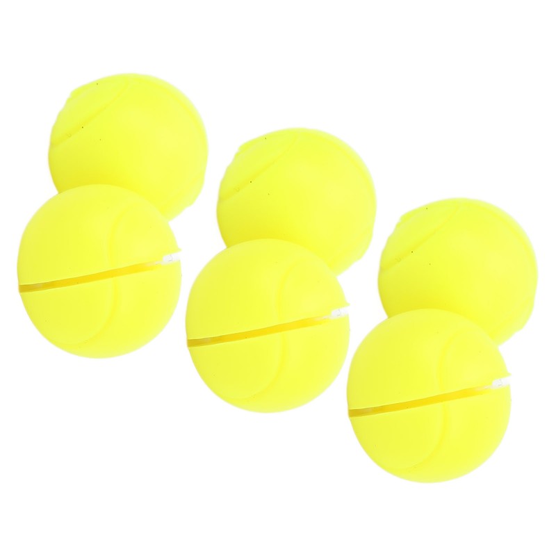 6 Pcs Tennis Racket Damper Silicone Shock Absorber Tennis Ball