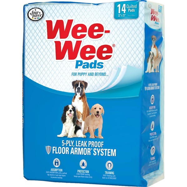 Wee-Wee Pads for Puppies Pack Size: 30 Pack