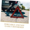 Healeved 3pcs Reflective Road Emergency Triangle Kit Warning Sign for