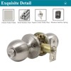 Probrico Privacy Interior Door Knobs Bed and Bath Handle Levers