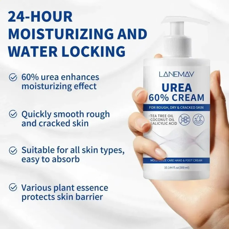 O Creme Ss Com 60% De Ureia Para Pés Rachados