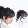 2 Piezas Extensión de Flequillo,Fleco Postizo Cabello Natural, Flequillo de