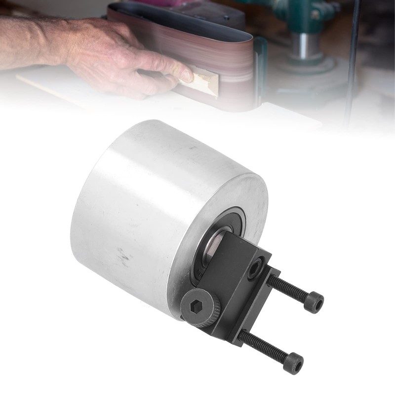 Belt Grinder Tracking Wheel, Resistant Aluminum Alloy Drive Wheel for