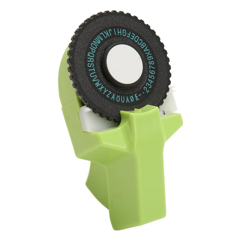 Embossing Label Maker Green Easy Operation Ergonomic Design Portable Label