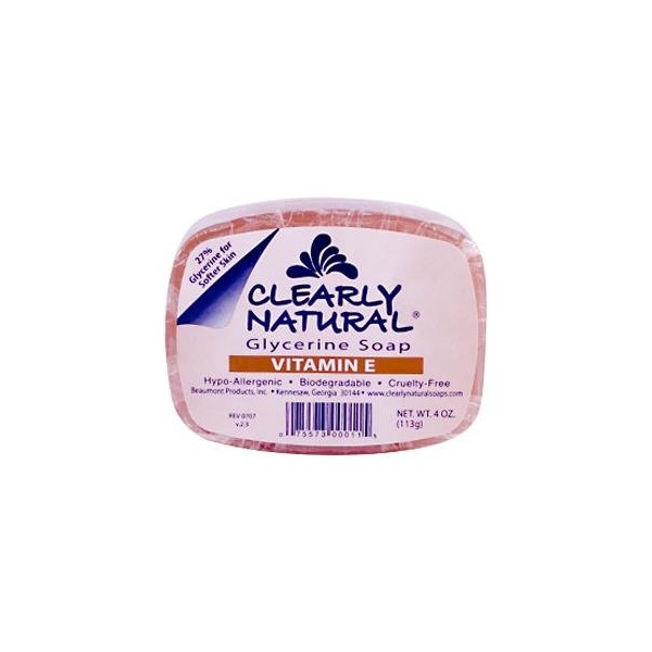 Clearly Natural Soap Bar Glyc Vitamin E