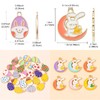 Acuiwer 66 PCS Easter Charms for Jewelry Making Alloy Assorted