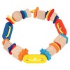 goki 58677 My Colourful Threading Game Beads Diameter 2.5 cm,