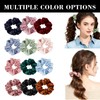 24Pack Satin Scrunchies For Women Silky Scrunchy Silk Hair Ties