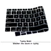 HRH French AZERTY Language Silicone Keyboard Cover Skin for MacBook