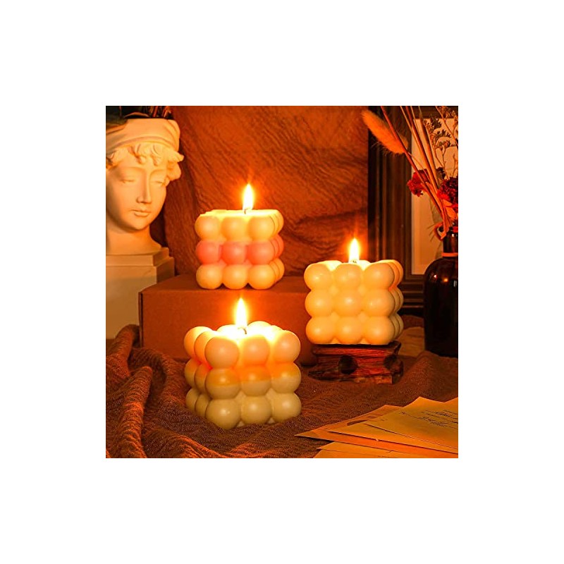 Moldes de Silicona de 6 Cavidades para Hacer Velas y