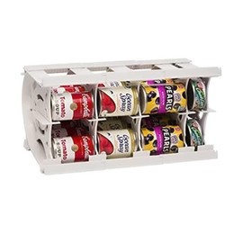 Shelf Reliance 2 Pack Can Organizer, Pantry Storage Rack, Canned Food and Goods, 20 Cans