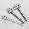 3 Pieces Punch Tools DIY Stainless Steel Flat Chisel Leather