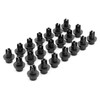 GTOWNWORKS 8 mm Wheel Rim Rivets, 50 Pcs (Black), 8mm/0.31in