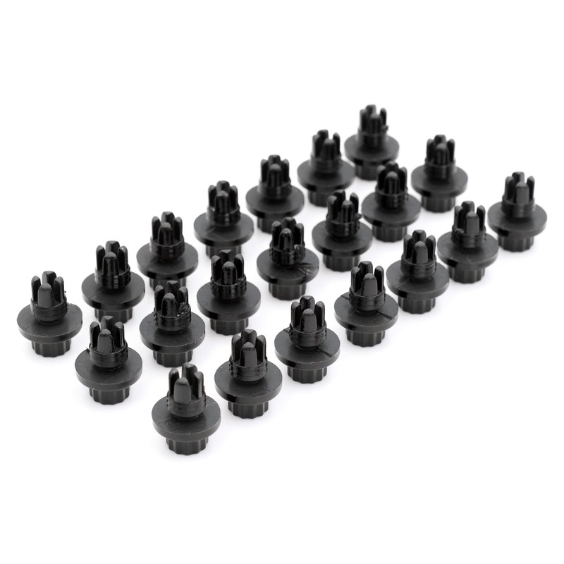 GTOWNWORKS 8 mm Wheel Rim Rivets, 50 Pcs (Black), 8mm/0.31in