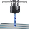 EANOSIC Extra Long Compression Spiral Router Bit with 1/4 Inch