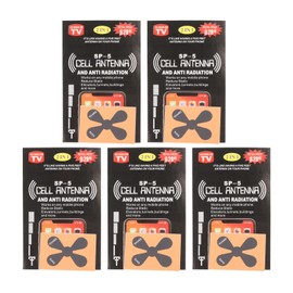 5PCS Cell Phone Signal Enhancement Stickers, Cell Phone Signal Booster with Radiation Protection to Improve Phone Signal for Outdoor Hiking