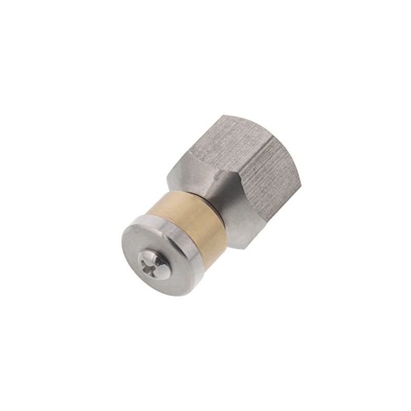 Erie Tools Rotating 3/8-inch Drain Cleaning Nozzle 12.0 Orifice 4000