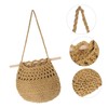 Levemolo Hanging Vegetable Basket Bohemia Style Woven Basket Wall Hanging