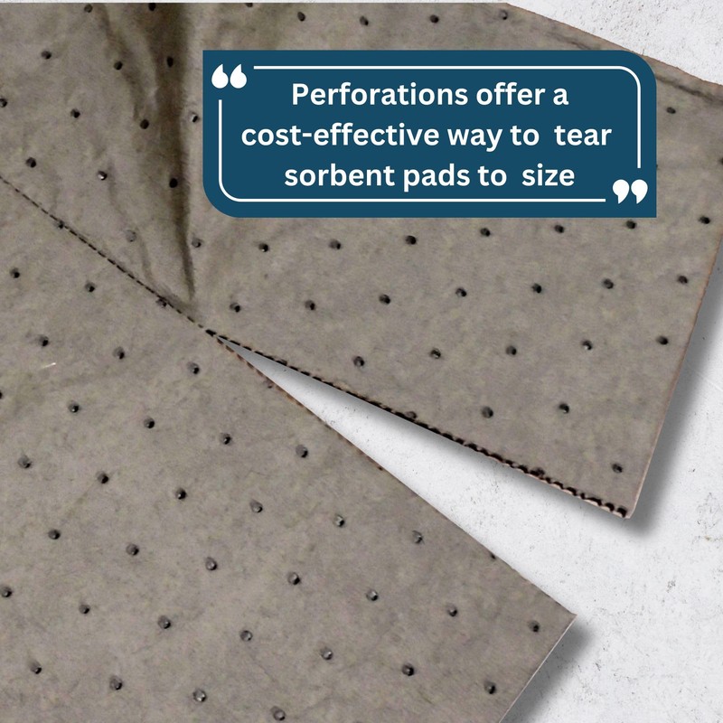 Texas Ragtime Professional Grade Universal Sorbent Pads 15” x 18”