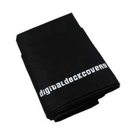 DigitalDeckCovers Printer Dust Cover for HP LaserJet Pro P1006 / P1009 / P1102W / P1109W Printers [Antistatic Protector, Water-Resistant, Heavy Duty Fabric, Black]