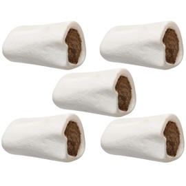 Redbarn 5 Pack of Peanut Butter Flavor Naturals Filled Bone Dog Chews, Small, Made in The USA5
