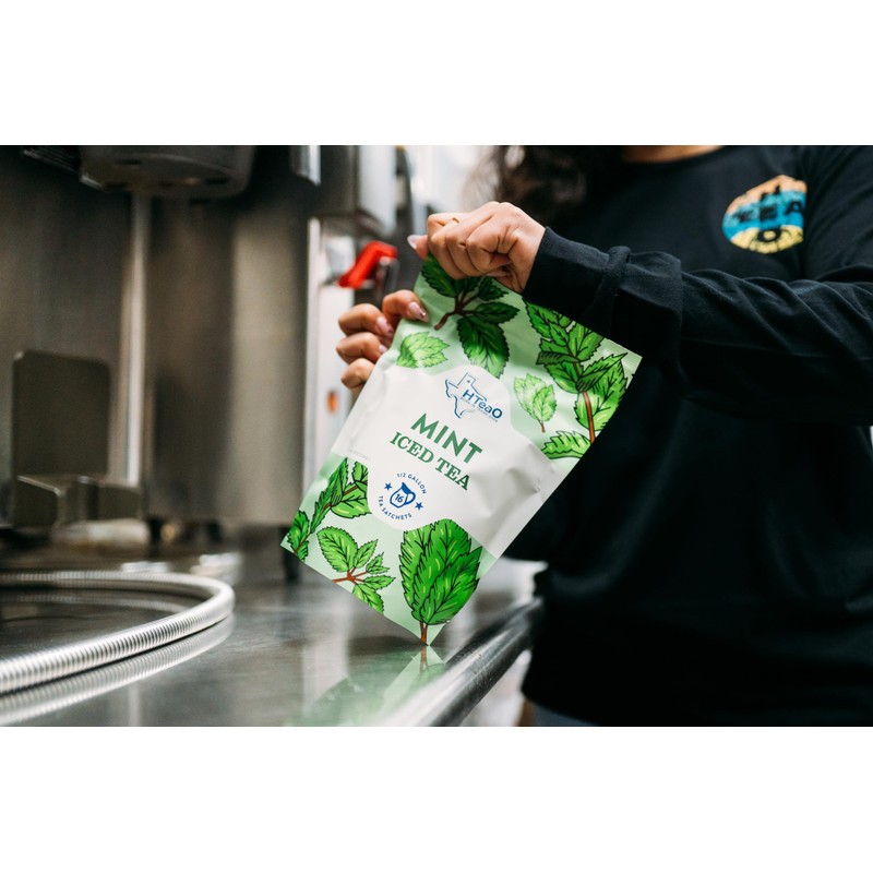 HTeaO Mint Black Tea – Texas-Style Flavored Iced Tea Bags