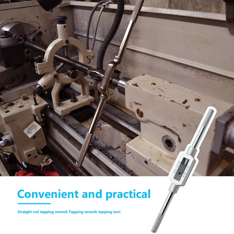 Piutouyar M3-M12 Adjustable Tap Wrench Handle 1/16"-1/2" Tap Handle Reamer