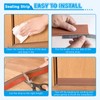 Huakaile 2 Pack Rubber Door Sweep, 39" x 2" Under
