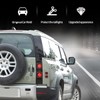 YIWANG ABS Black Car Exterior Taillight Protection Cover Accessories for