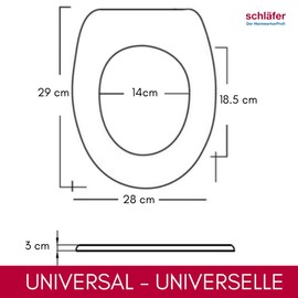 Schläfer 4630105 Children's Soft Toilet Seat Cushion, Suitable for All Normal Toilet Seats, Soft Toilet Seat Insert for Children, Toilet Seat Baby Soft, Toilet Attachment for Children, Safe Non-Slip