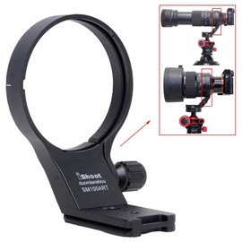 iShoot Tripod Clamp Tripod Ring Lens Mounting Tripod Mounting Ring Support Ring for Sigma 100-400 mm f/5-6.3 DG DN OS (E/L Mount), 105 mm f/1.4 DG HSM Art (EF/FX/FE/L-Mount)