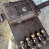 HiiFeuer 3 Pieces Medieval Alchemy Faux Leather Belt Bag Set