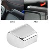 Abs Plastic Practical Handbrake Lever Parking Button, Durable Silver Handbrake