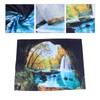 Cave River Landscape Pattern Tapestry Wall Hanging Wall Blanket for