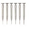 Starrett S555Z6 Stainless Steel Screwdriver Set, 6Piece, 0.040", 0.025", 0.055",