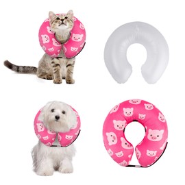 CuteBone Inflatable Recovery Dog Cone, Pet Inflatable Collar for After Surgery, Soft Protective Recovery Collar Dog Cone CAD-GWB01S